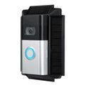 Wasserstein Solar Charger for Ring Video Doorbell 3 / 3 Plus / 4 & Ring Battery Doorbell Pro/Plus - Black
