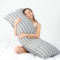 MuscleEase Cooling Body Pillow - Striped / 20x54 inch