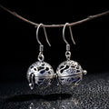 Fragrance of the Soul – Herbal Amulet Hollow Earrings