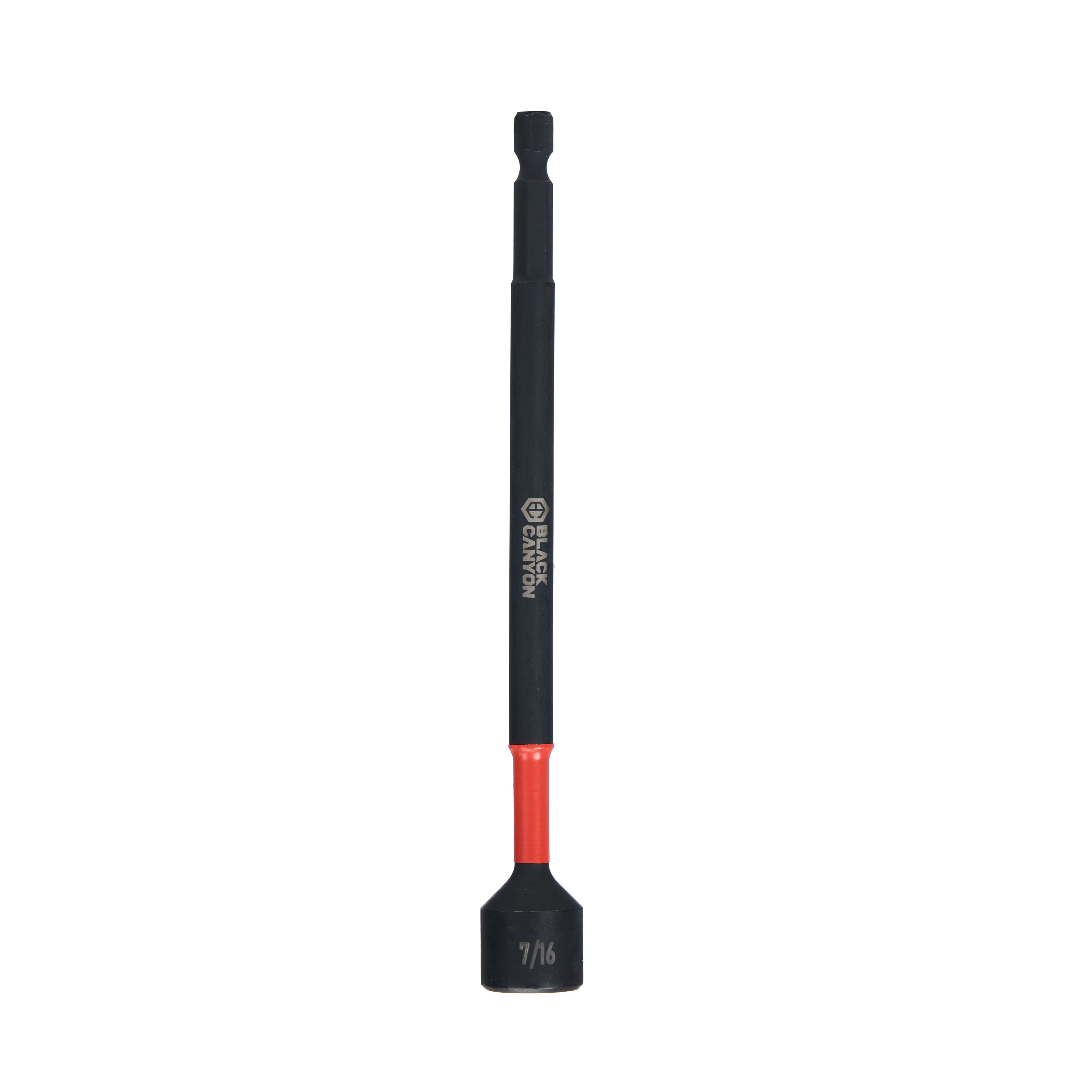 7/16" Impact Nut Driver, Magnetic Tip, 6" Length, 1 pc
