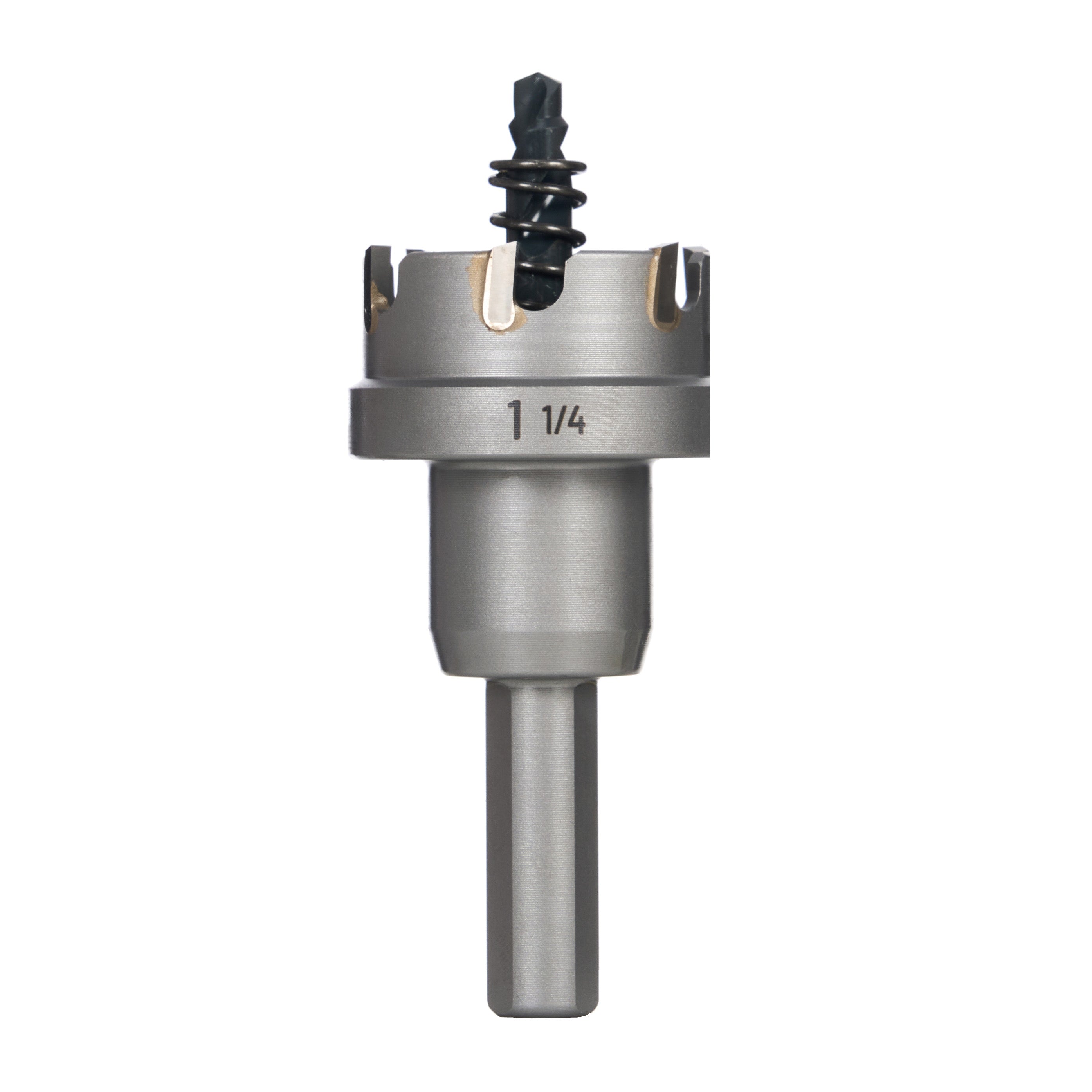 1-1/4" Carbide Hole Cutter, 3-Flat Shank, 1 pc