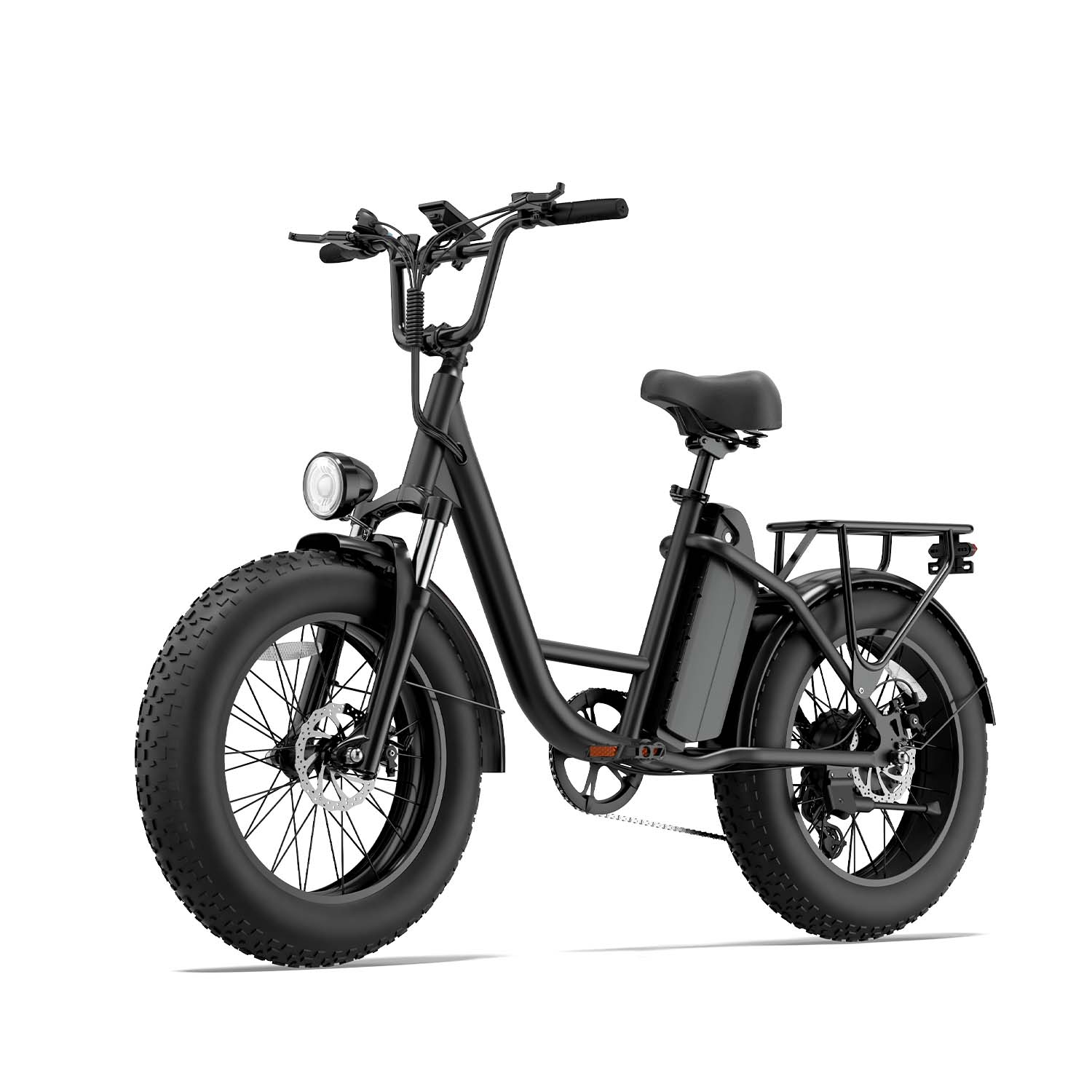 E20Pro 20*4.0 Inch 48V 15.6Ah EBike - Black
