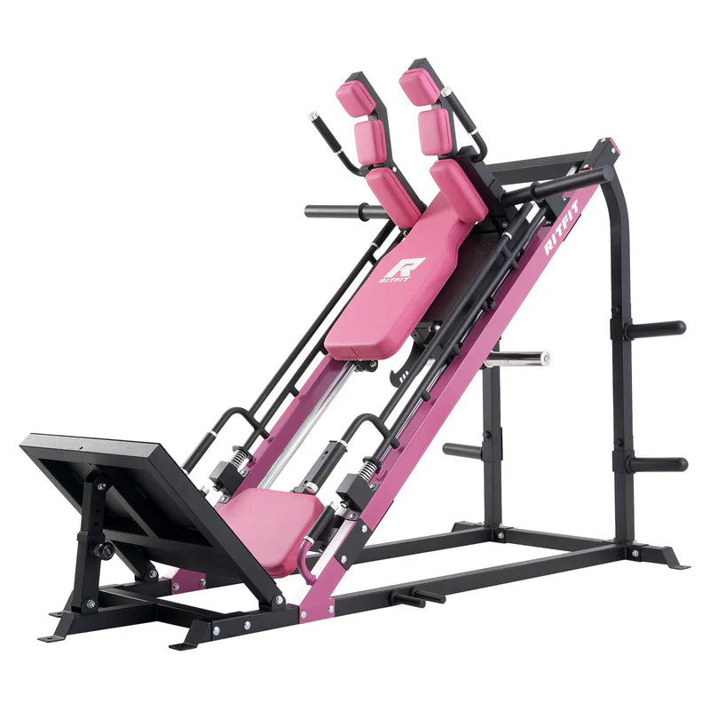 RitFit Gazelle Beinpresse & Hackenschmidt Maschine - Rosa