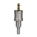 1-1/8" Carbide Hole Saw, 3-Flat Shank, 1 pc