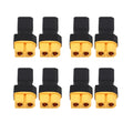 XT60 to XT30 Plug Female Male Adapter Converter for RC Lipo Battery FPV Drone - 8pcs XT30 male to XT60 female adapter