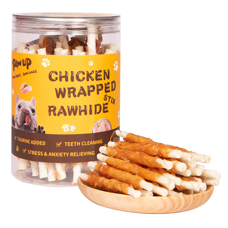 Chicken Wrapped Rawhide Sticks Dog Treats, 12.5 oz