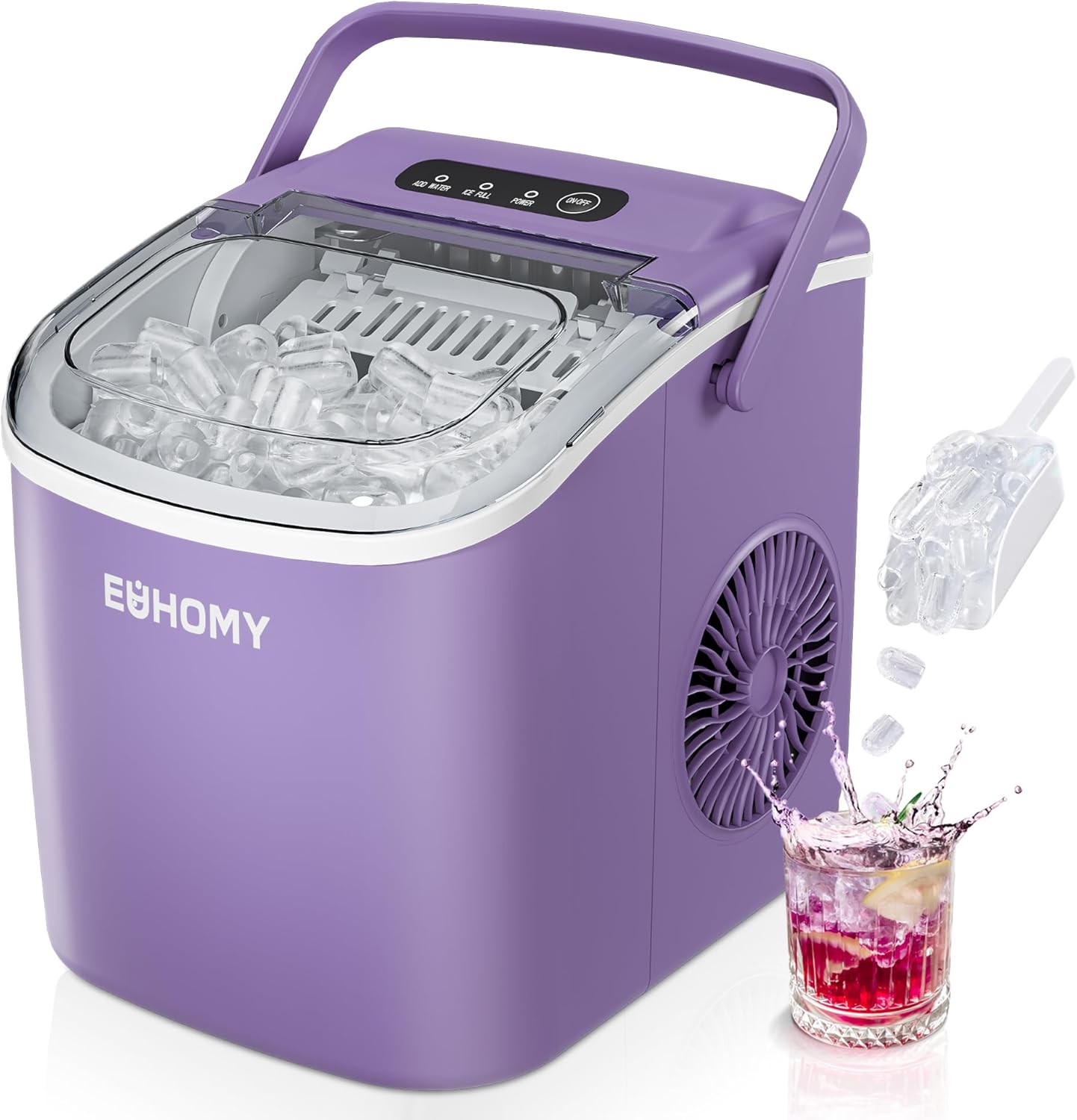Euhomy Dart H1 Bullet Ice Maker - Purple