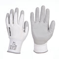 Cut Resistant Gloves, 13ga, Polyurethane Dip, L/9, Cut Level A2, Abrasion Level 6, 12 pairs