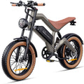 Zonveer  M20 All-Terrain Long-Range Electric Bike - Brown