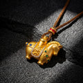 Wealth Attraction – Golden Zodiac Horse Fortune Necklace