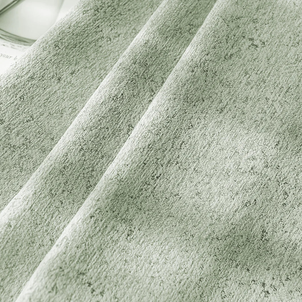 Mint Green｜Chenille curtain fabric sample｜2307-1