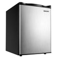 EUHOMY 1.1 Cubic Feet Mini Freezer, Countertop, Single Door Compact Upright Freezer with Reversible Door, Removable Shelves, Small - 2.1cuft / Silver