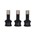 Diamond Hole Saw, 1/2", 3-pack