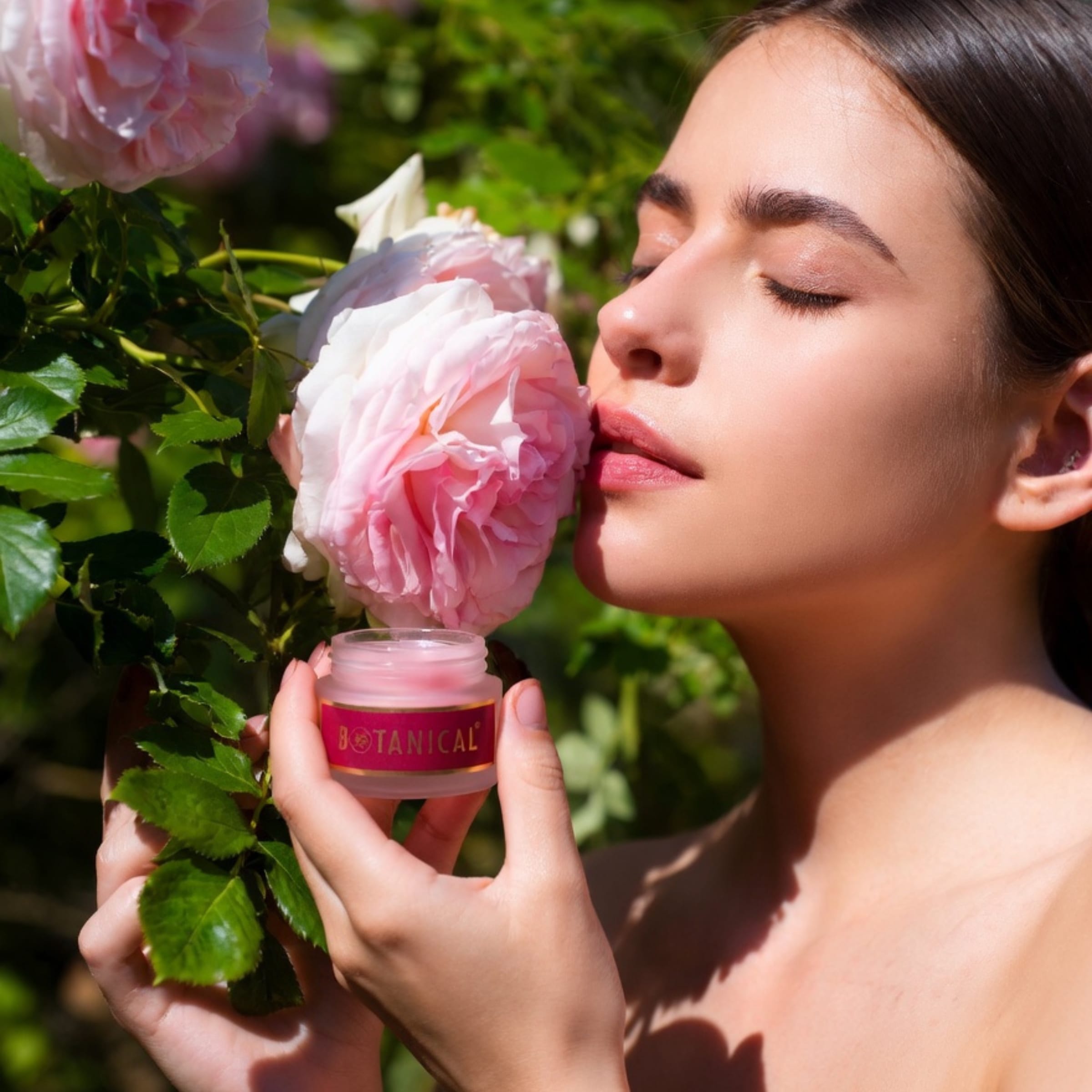 Natural Lip Balm & Cheek Blusher | Rose Flavor | Vitamin C & Hibiscus Natural Tint | Essential Beauty - Value Size (0.52 Oz)