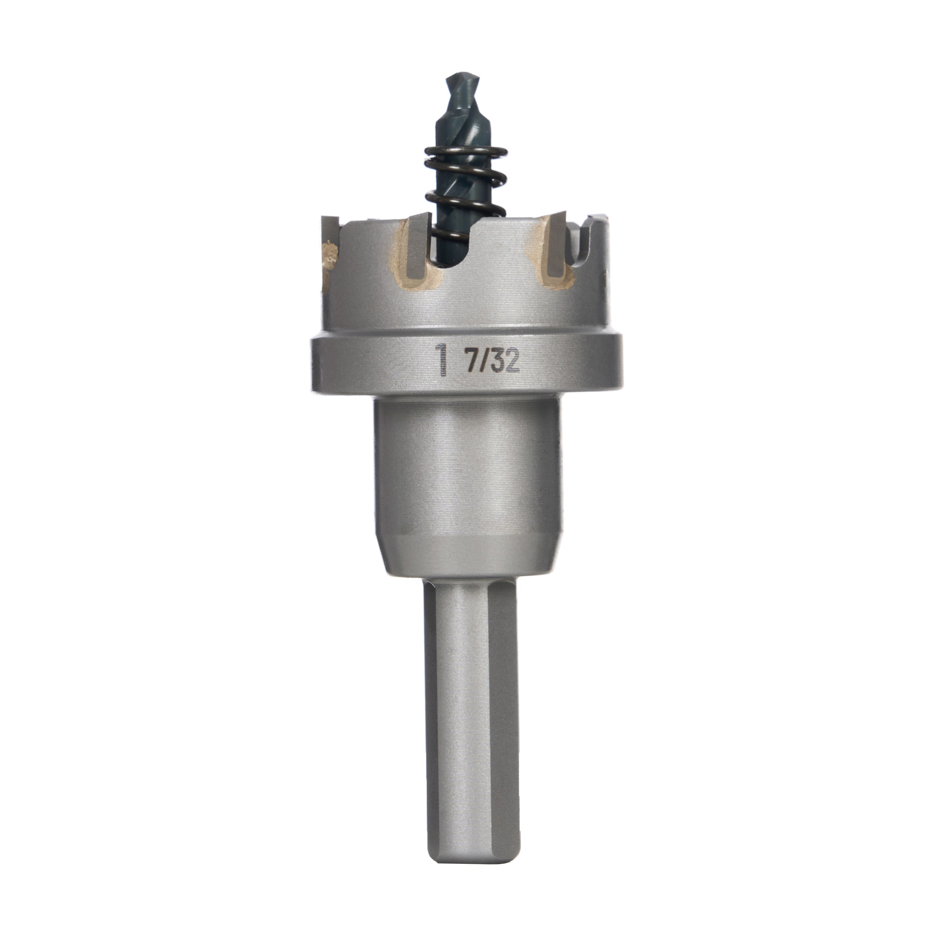 1-7/32" Carbide Hole Cutter, 3-Flat Shank, 1 pc