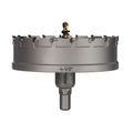 4-1/2" Carbide Hole Saw, 3-Flat Shank, 1 pc