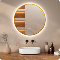 Badkamerspiegel - 80 cm - Goud Frame - PRE-ORDER