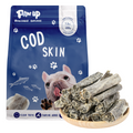 Cod Skin Dog Treat, Fish Skins Rolls, Rawhide Free Single Ingredient Natural Dog Chews, 7oz - 1. Remove the Rawhide when it is small enough to be