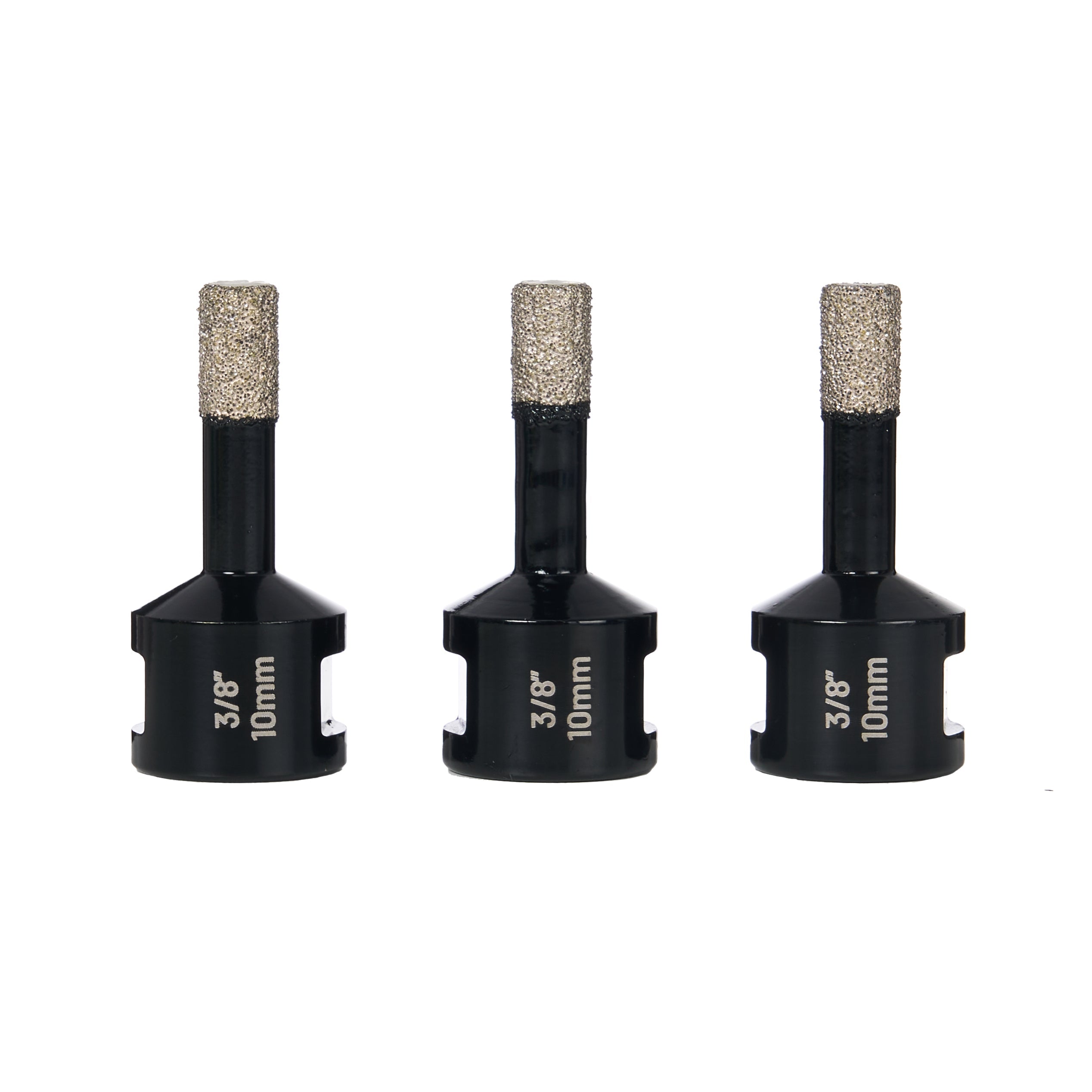 Diamond Hole Saw, 3/8", 3-pack