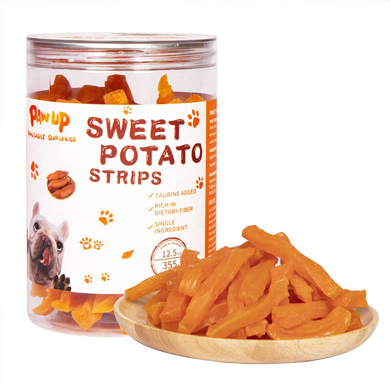 Sweet Potato Strips Dog Treat Soft,Vegan Chew, 12.5 oz