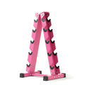 RitFit A-Frame Kurzhantelständer - 5-Paar – Pink