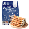 Chicken Wrapped Cod Skin Dog Treats, Rawhide-Free High-Protein Chews for Dogs, 11 oz - 1. Remove the Roll when it is small enough to be swallowed