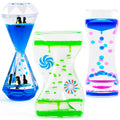 Set of 3 Liquid Motion Timers for Sensory Relaxation