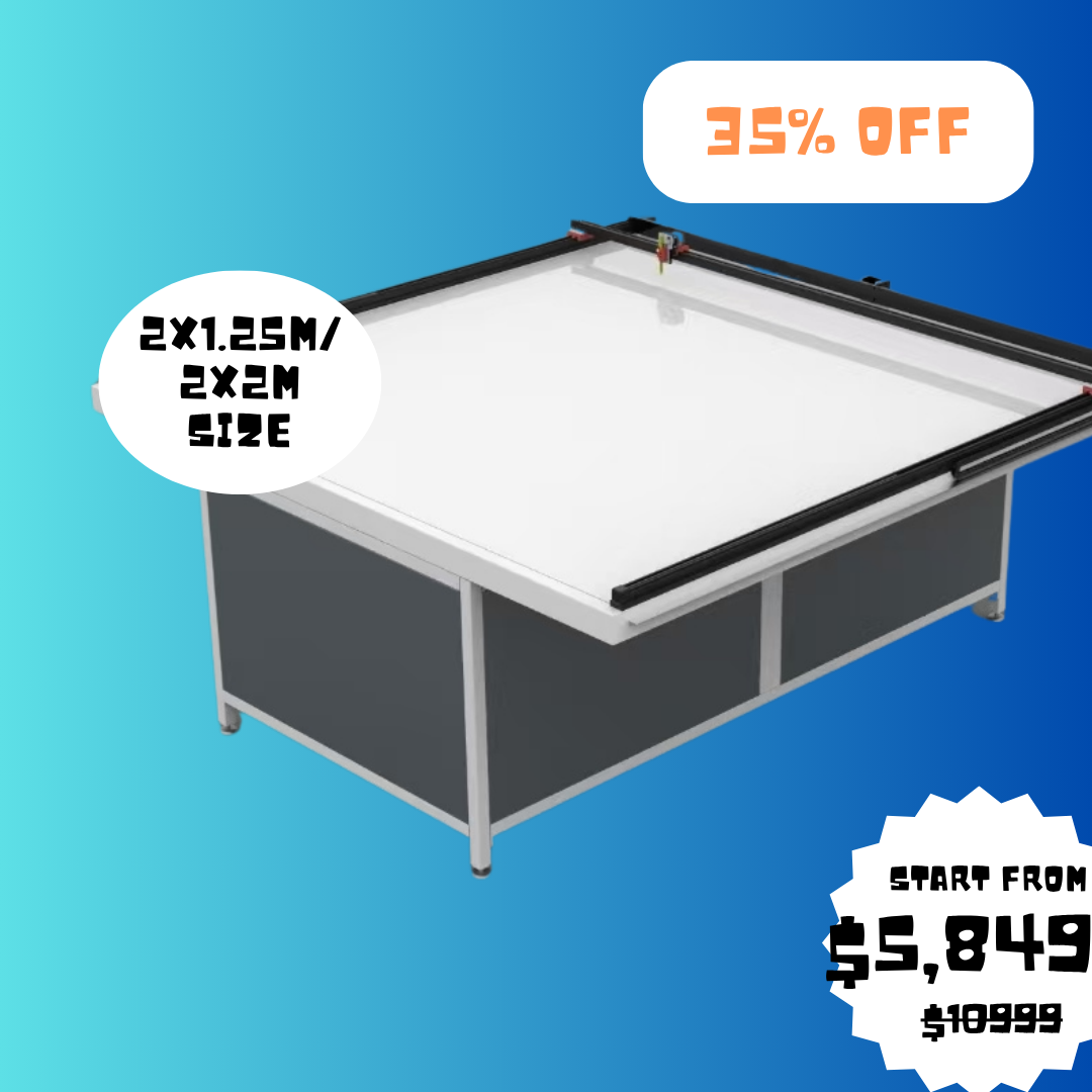 UUNA TEK 3.0 - (2X1.25M/2X2M) Preassembled Premium All-in-One Architect Drawing Table & Pen Plotter  for - 2mX1.25m (78.7 x 49.2 inch) / AU