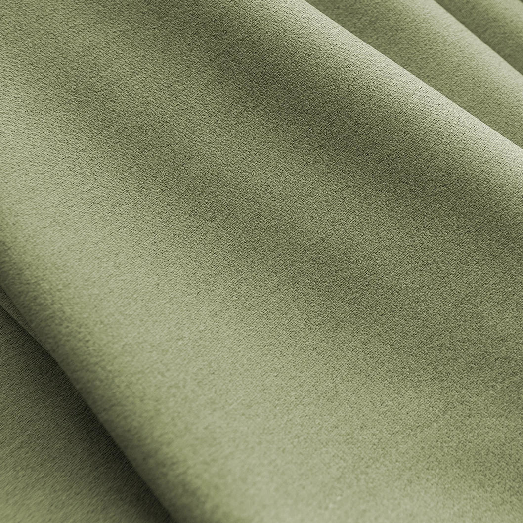 Alpha Olive Drab｜Linen curtain fabric sample｜3301-10