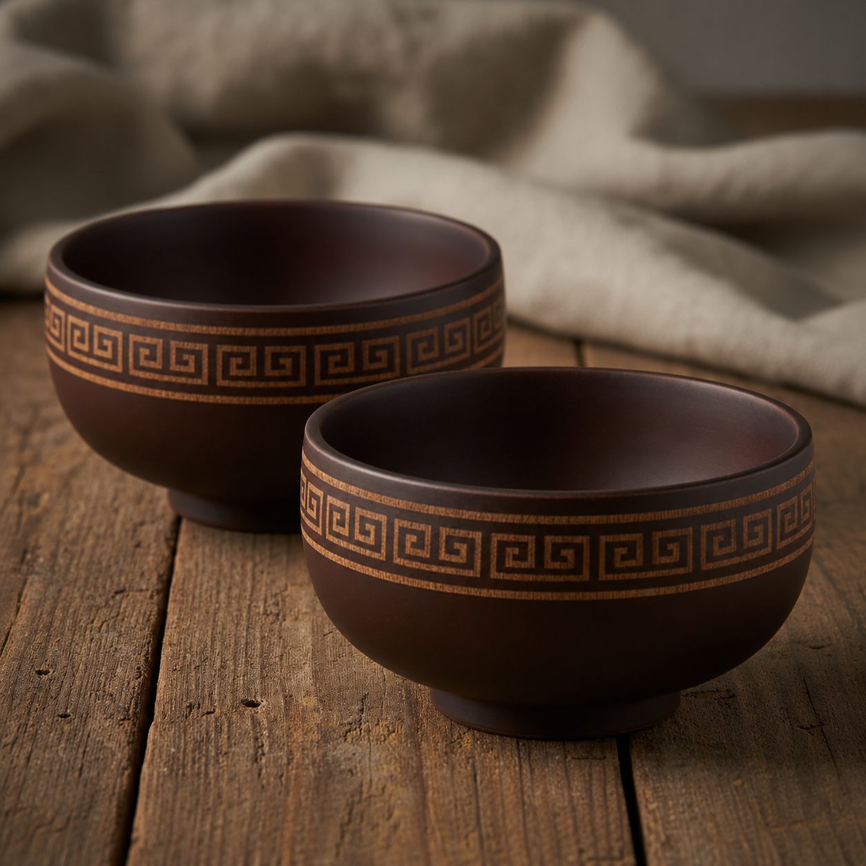 China Wall Ethnic Wooden Bowls - 2