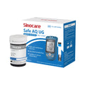 Sinocare Safe AQ UG Blood Glucose Uric Acid Meter with Advanced Test Strips Lancet for - No Meter+Only 50pcs × (Blood Glucose test strips) / mmol/L