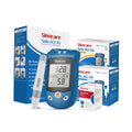 Sinocare Safe AQ UG Blood Glucose Uric Acid Meter with Advanced Test Strips Lancet for - 1pc meter+50pcs×(Blood Glucose+Uric Acid Strips) / mg/dL