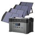 ALLPOWERS S2000 Pro 2400W Solar Generator (PV Optional) - S2000 Pro+4pcs SP027 100W Solar Panel