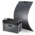 ALLPOWERS S2000 Pro + 100W Solar Panel | 2400W Solar Generator Kit - S2000 Pro + 2 x SF100 Flexible Panel