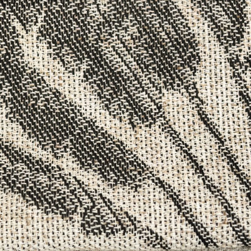 Black Feather｜Linen curtain fabric sample｜2004-5