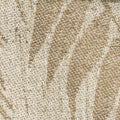 Brown Leaves｜Linen curtain fabric sample｜2006-4