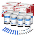 [200pcs] Sinocare Glucometer Glucose Test Strips with free lancets - Safe Accu2