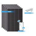 Ray Lite Solar-Erweiterungsset 200W~1200W - Geländer/Schild/Glas/Metall / 5 Module (1000W)