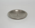 Kerzenteller silber mit Dorn