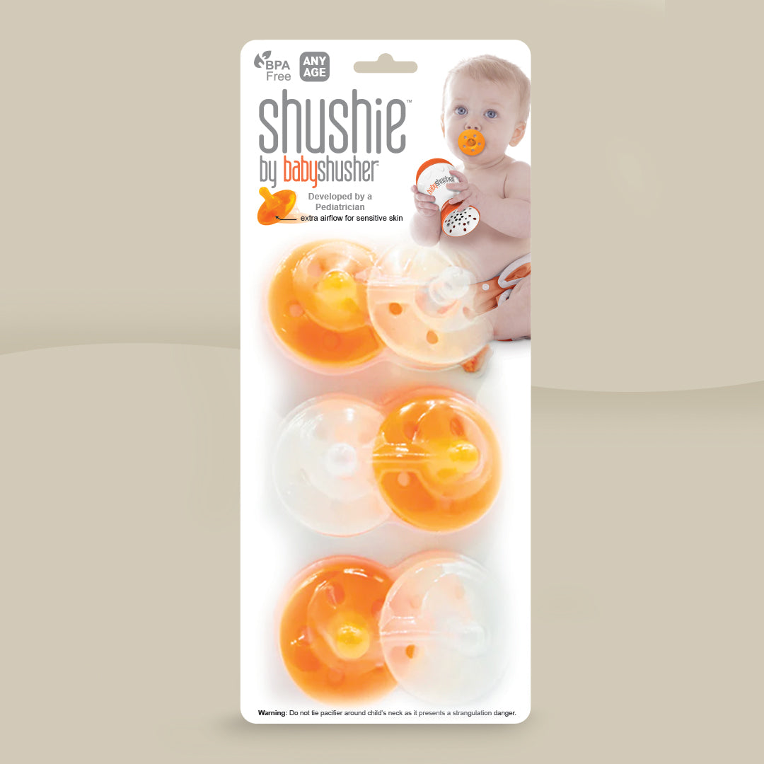 Shushie Silicone Pacifier 6-Pack