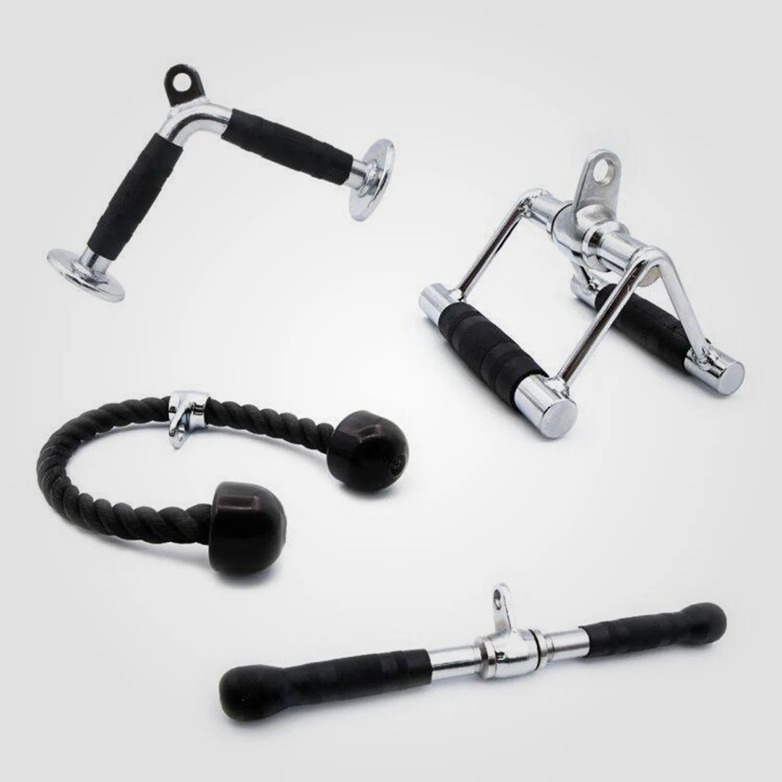 RitFit Latzug-Aufsätze – 4-teiliges Kabelzug-Set