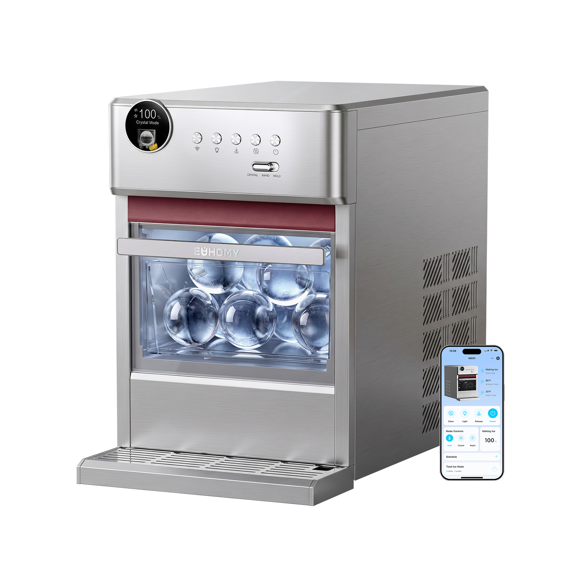 Euhomy Rock Pro Sphere Ice Maker