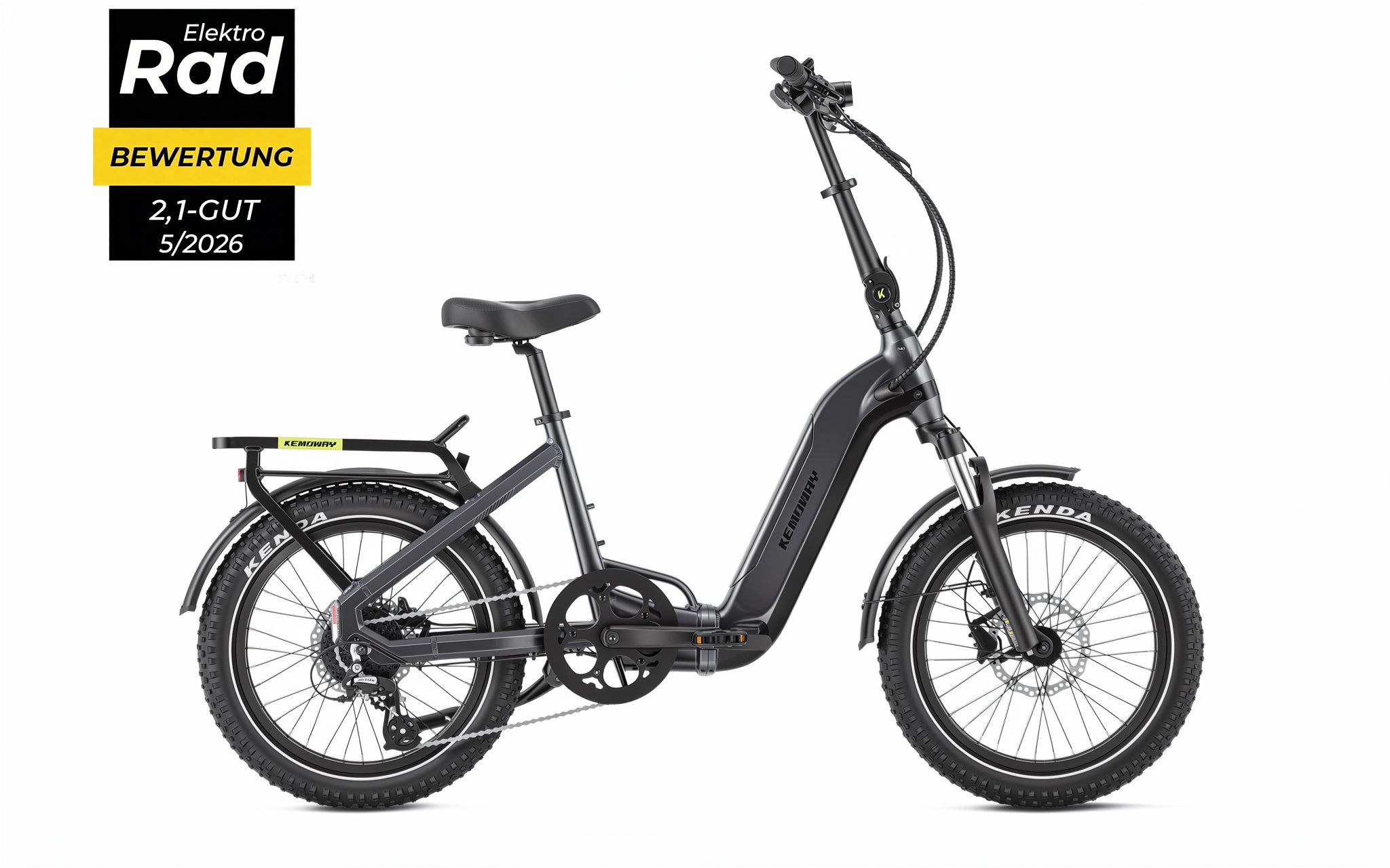 Kemoway Faltbares E-Bike Z3 - Schwarz