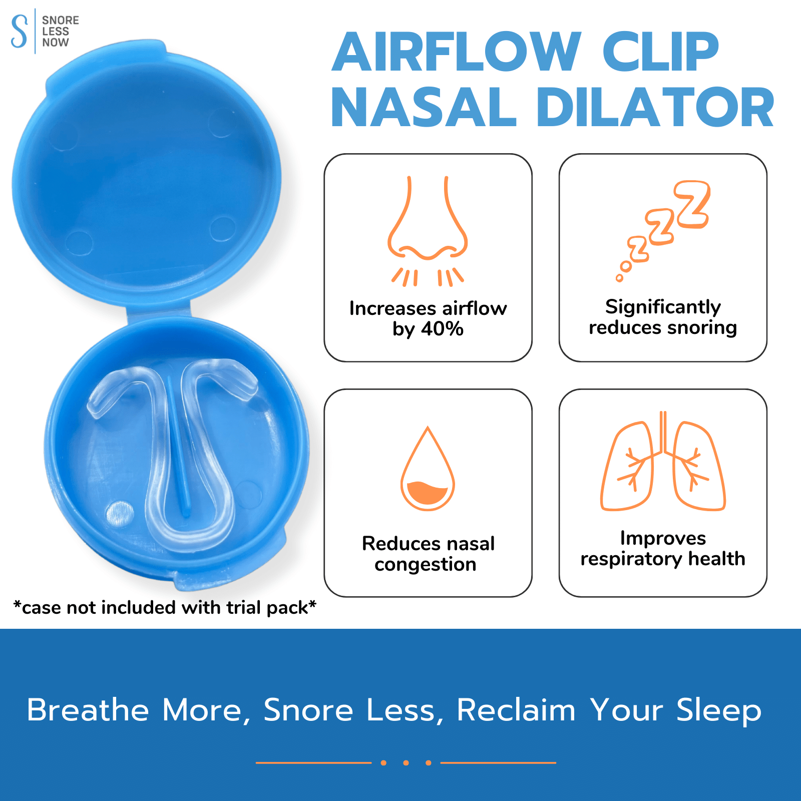 Airflow Clip Nasal Dilator - Small