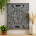 Bedspread and Wall Hanging – Double Cotton Hamsa