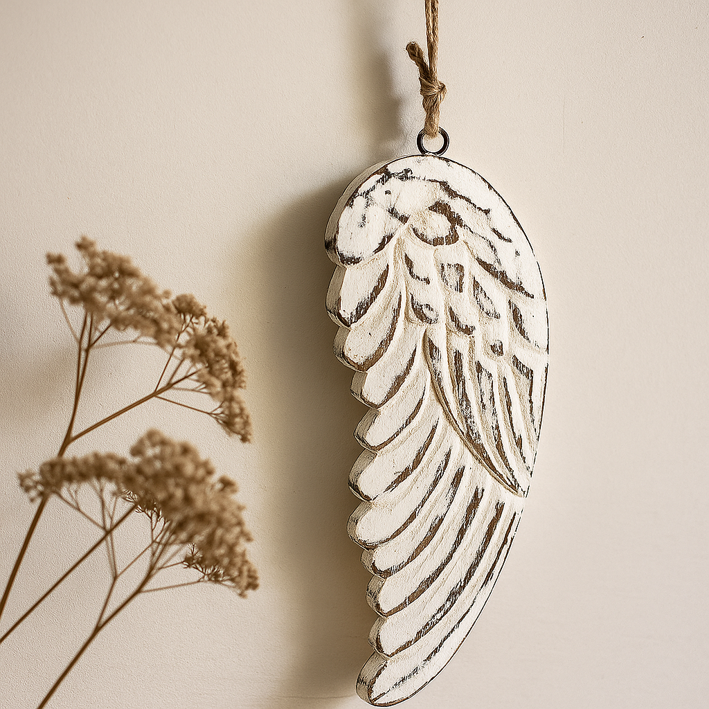 Angel Wing Decor Handcrafted 18 cm