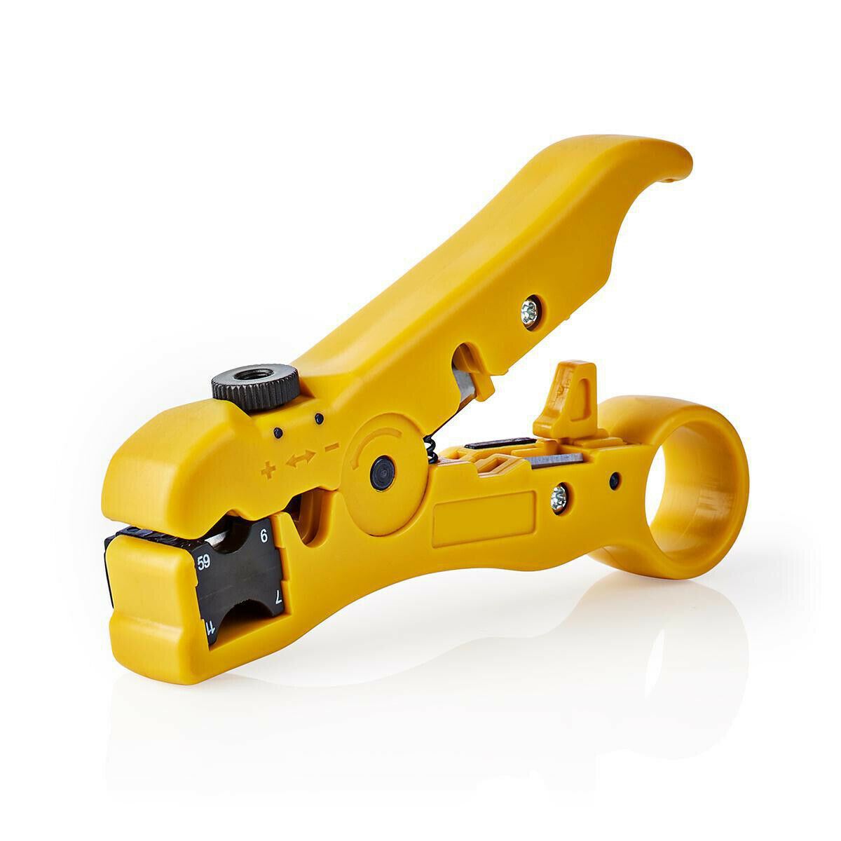 Nedis Cable Stripping Plier | Stripping Tool | ABS / Steel | Black / Yellow