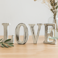 Love Letters Shabby Chic Set of 4