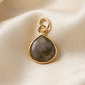 18ct Gold Vermeil Labradorite Heart Pendant