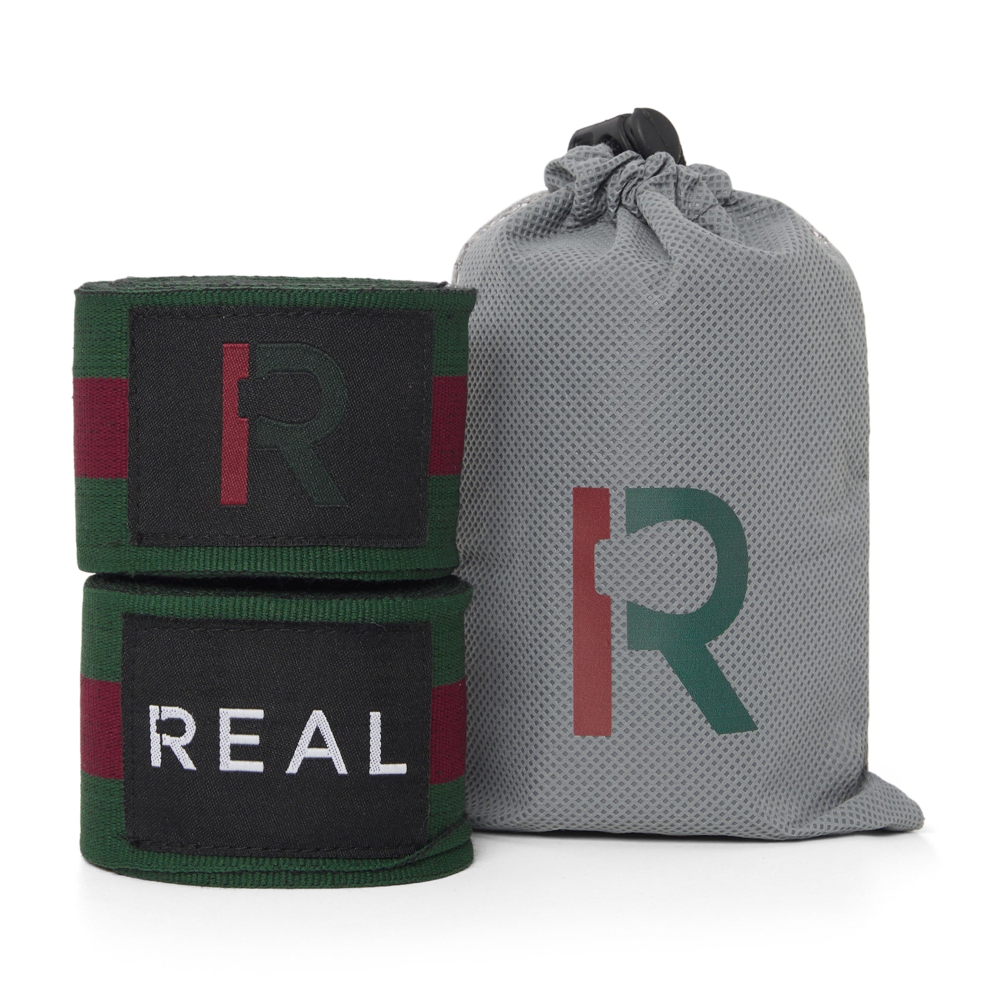 Protective Hand Wraps - Green & Maroon / 3m